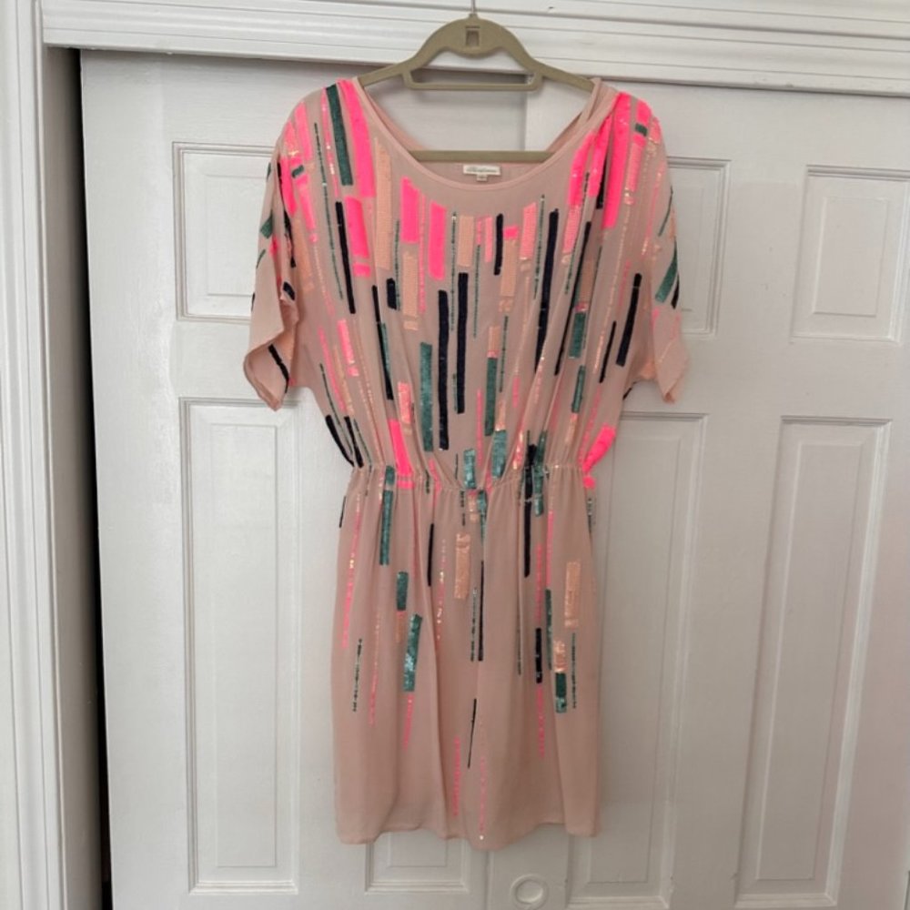 SHOSHANNA SEQUIN DRESS Sz Small LIKE NEW